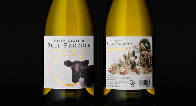 Heifer Station Chardonnay label